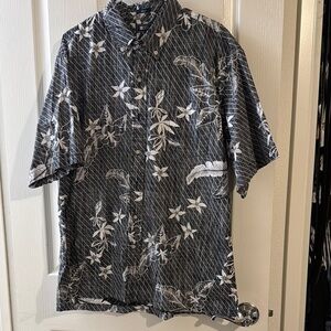 Reyn Spooner Black and White Casual Shirt
